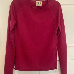Title Nine Magenta Long Sleeve wool sweater